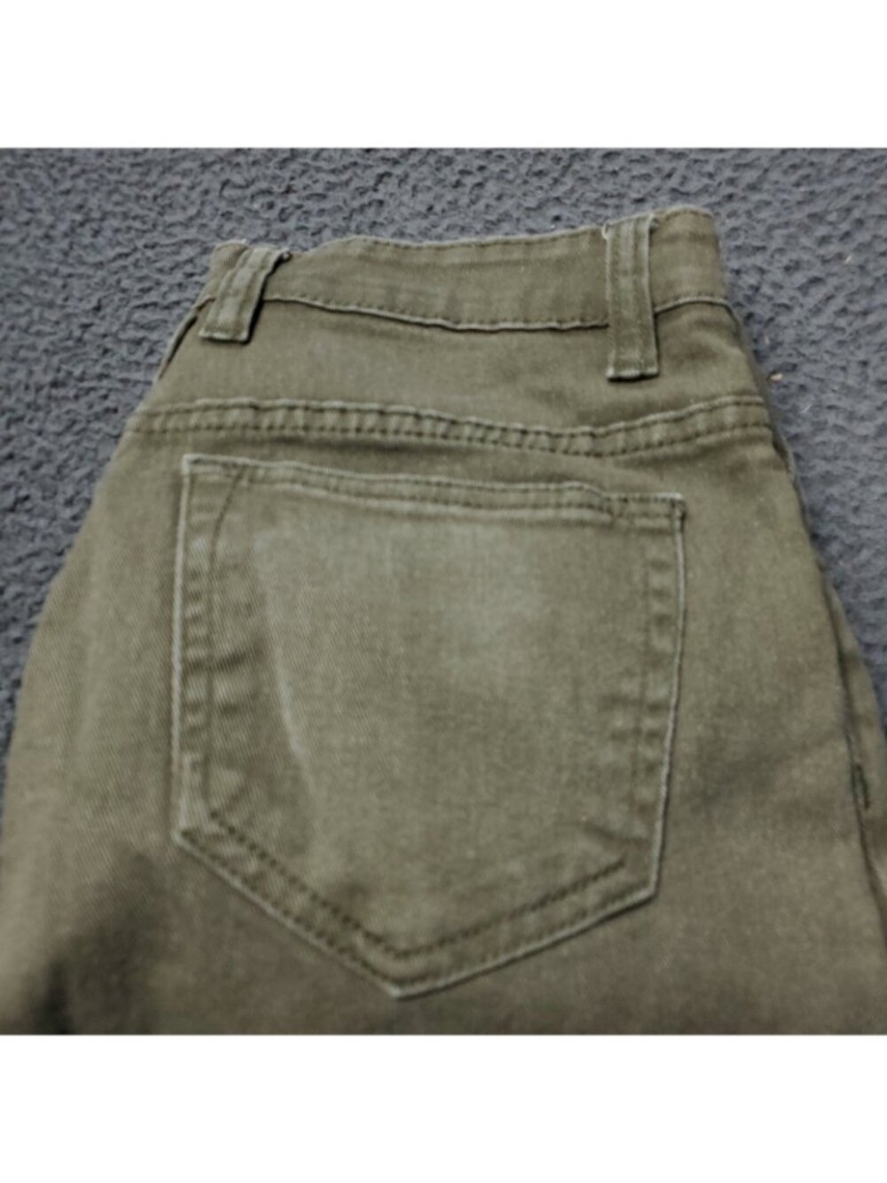 XX Twenty Jeans Mens 32x30 Cotton Spandex Denim Khaki Green Pants Casual Adult - Picture 13 of 13